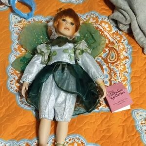 Paradise Galleries Green Fairy Doll